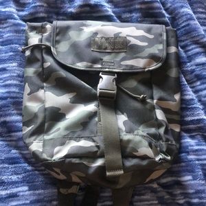 PINK camo small backpack